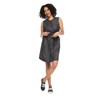 Iyla Women's Button Front Sleeveless Dress