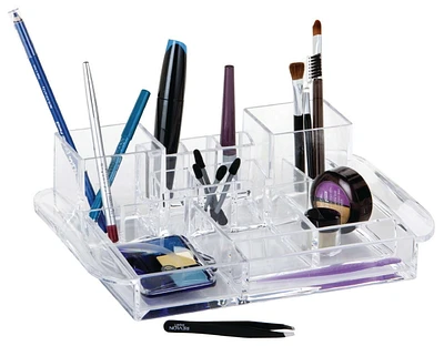 Caboodles Crystal Clear Two Tower Cosmetic Tray