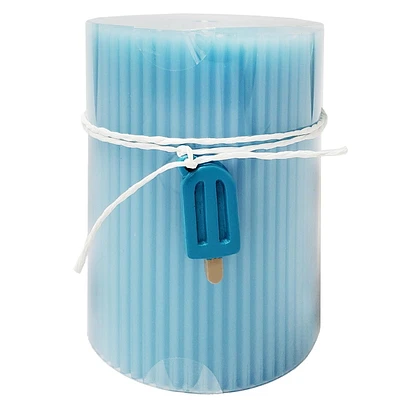 4" TROPICAL SUNSET Pillar Candle