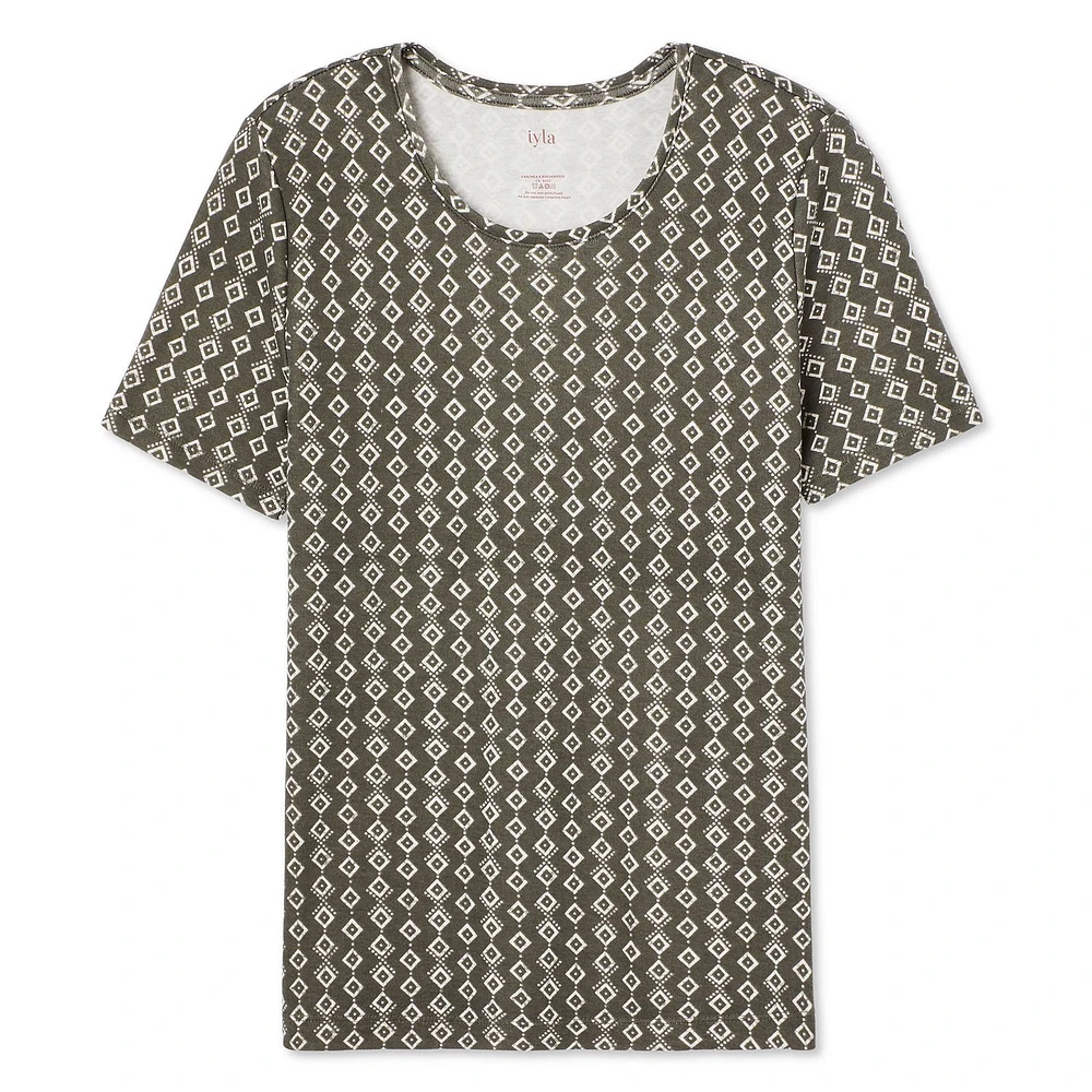Haut en tricot interlock Iyla pour femmes Tailles P-TTG