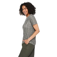 Haut en tricot interlock Iyla pour femmes Tailles P-TTG