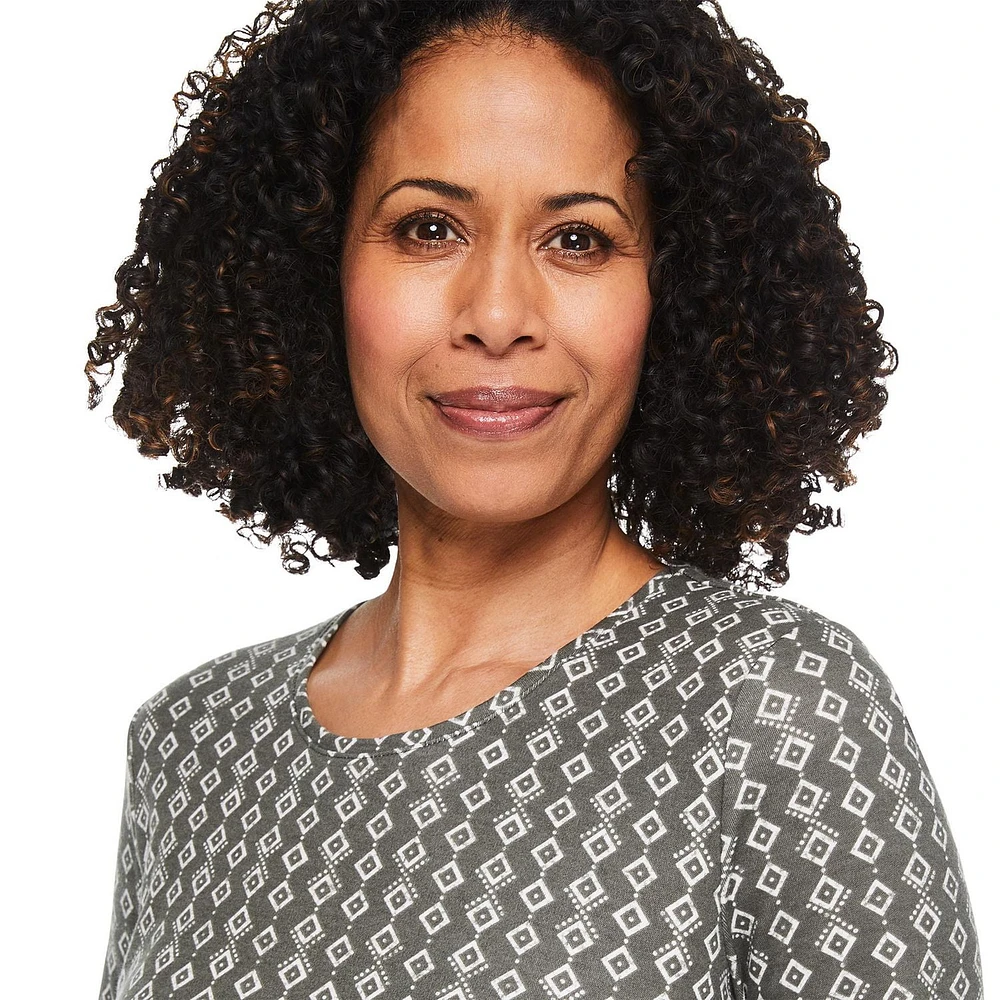 Haut en tricot interlock Iyla pour femmes Tailles P-TTG