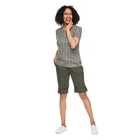 Haut en tricot interlock Iyla pour femmes Tailles P-TTG