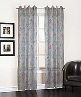 No. 918 Voile Print Pole Top Curtains