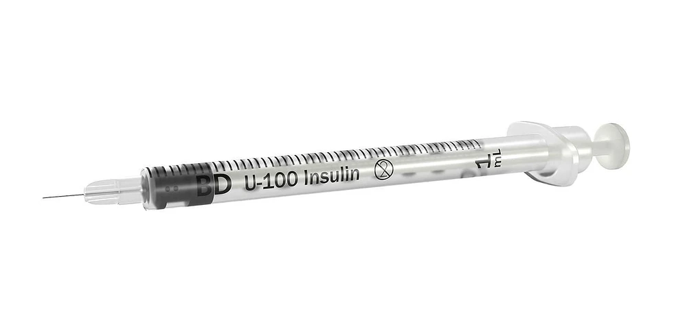 Seringue à Insuline Avec Aiguille BD Ultra-Fine 6mm 1.0 ML