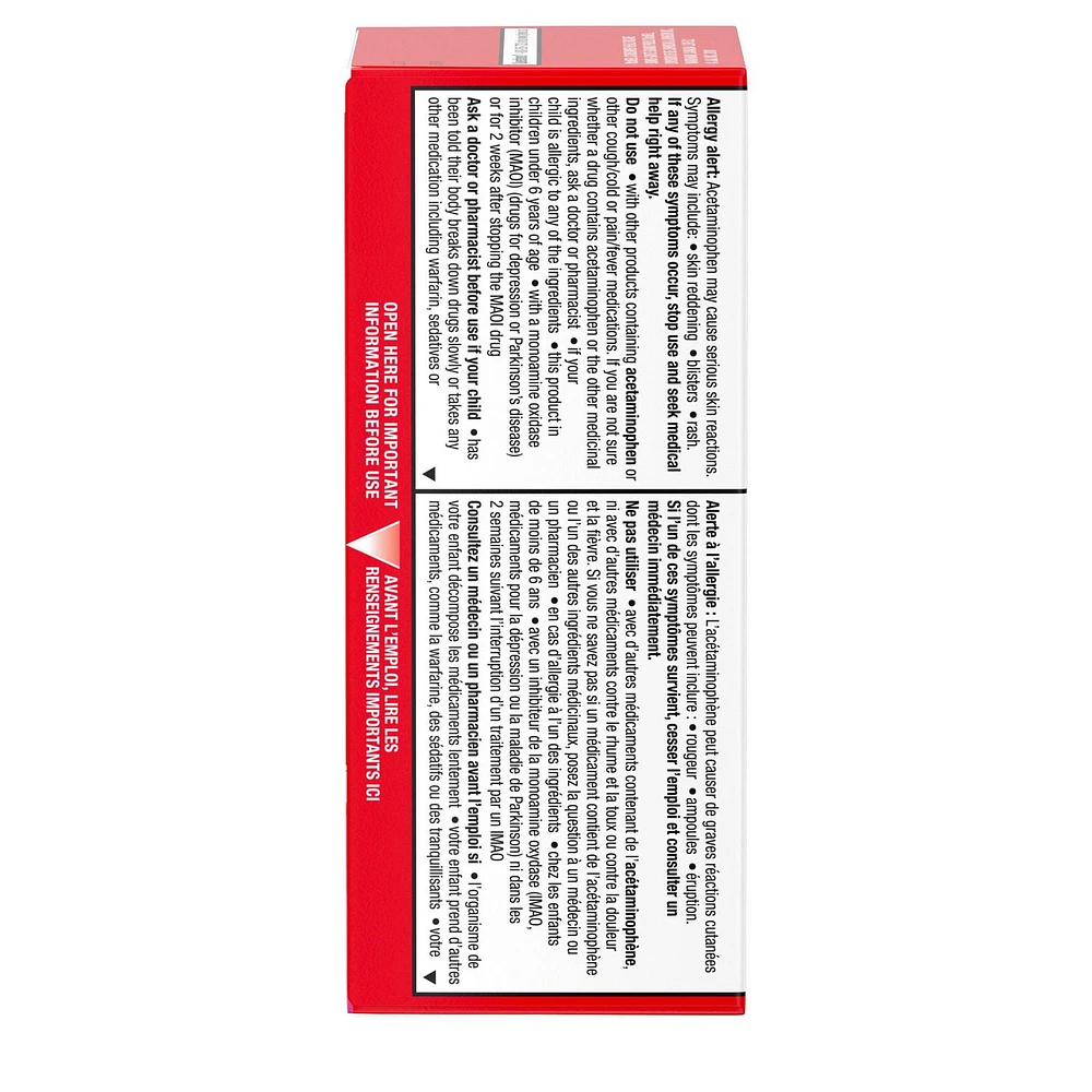 Children’s Tylenol Complete Cold, Cough & Fever Suspension Liquid, Bubble Gum Burst, 100 mL