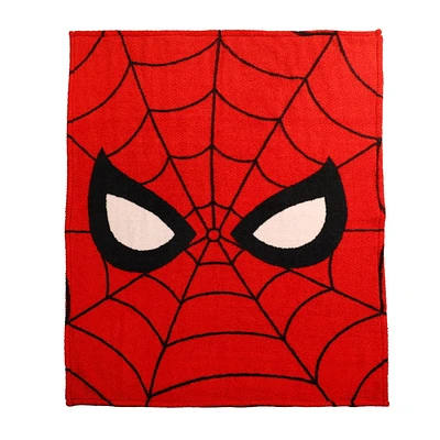 Marvel Spiderman Curly Fur Throw, 50" x 60"