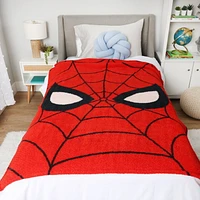 Marvel Spiderman Curly Fur Throw, 50" x 60"