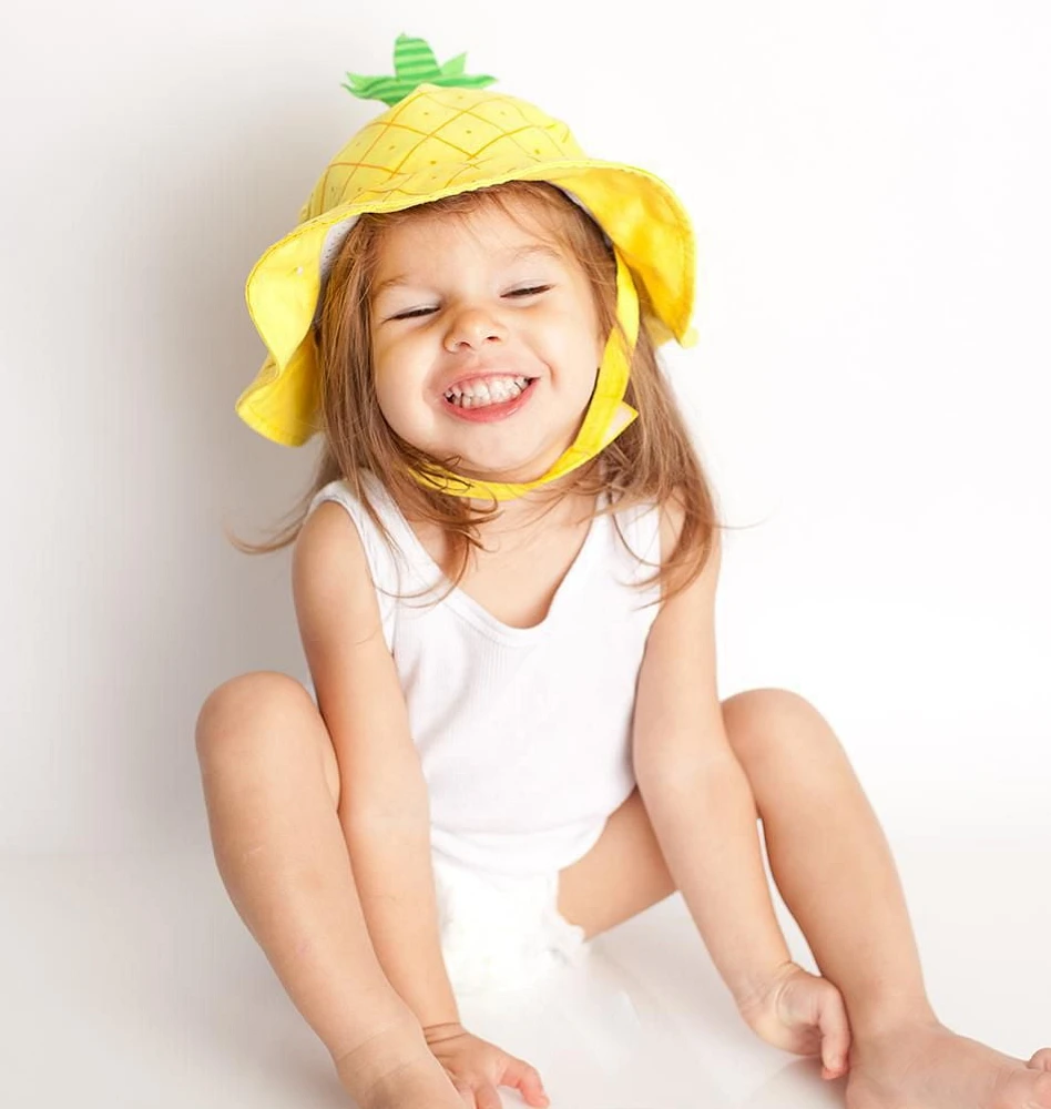 ZOOCCHINI - Baby, Toddler UPF50+ Sun Hat - Swim Hat - Pineapple