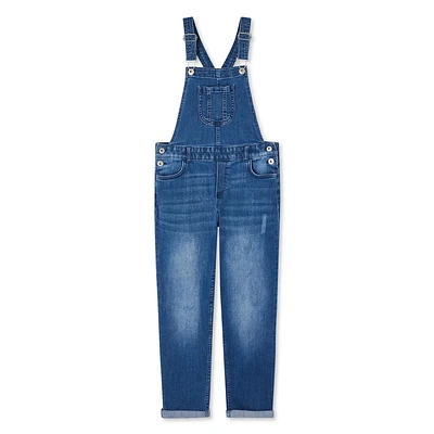 George Girls' Denim Overalls, Sizes 4-16