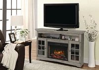 Muskoka 370-196-205 Huntley 59 inch Media Electric Fireplace in Grey