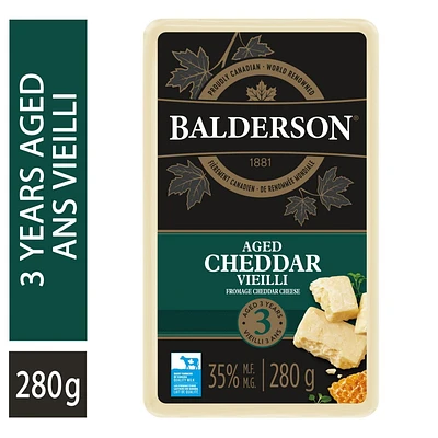 Balderson 3 Year Aged Cheddar Cheese, 280 g