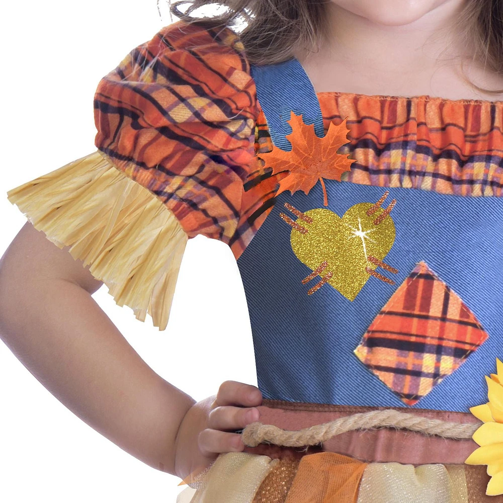 TODDLERS GIRL HALLOWEEN SCARECROW CUTIE COSTUME