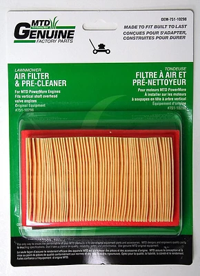 MTD Air Filter Cartridge for MTD PowerMore Engines