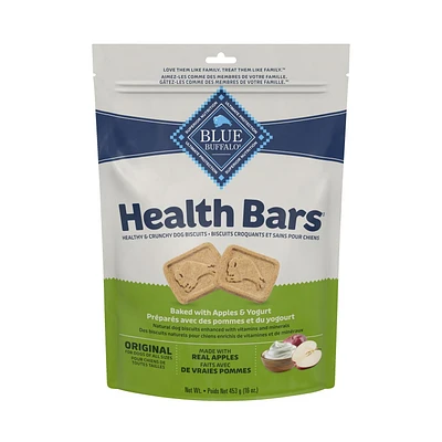 BLUE Health Bars biscuits naturels pour chiens pommes et du yogourt 453g