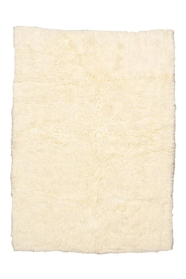 3A Flokati 2000gr 6' x 9' Area Rug, Natural