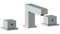 20.75-in. W CSA Rectangle Bathroom Undermount Sink Set In Biscuit - Chrome Hardware AI-23089