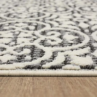 Hometrends Charity Polyester Area Rug