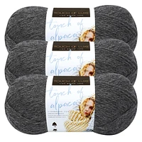 Fil Lion Brand Touch of Alpaca® Fil d'acrylique et alpaca moyen/peigné n° 4, 100g/ 190m, 3-CT