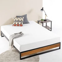 Zinus Suzanne 14 Inch Bamboo and Metal Platform Bed Frame