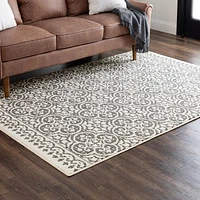 Hometrends Charity Polyester Area Rug