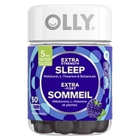 OLLY Extra Strength Sleep Blackberry Zen Gummy Supplement, 50 gummies