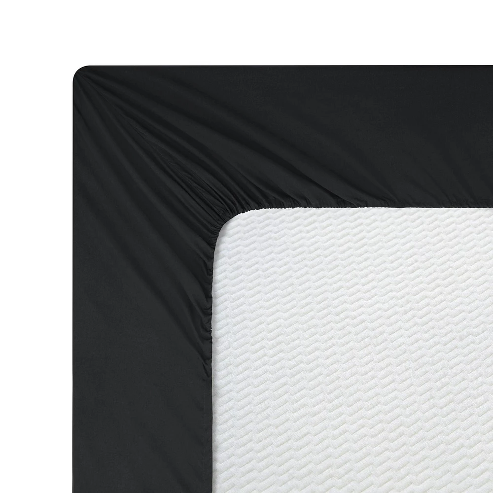 Marina Decoration 600 Thread Count Ultra Soft Deep Pocket Hotel Standard Solid Bedding Long Staple Percale Cotton All Season Sheet Set with Pillowcase