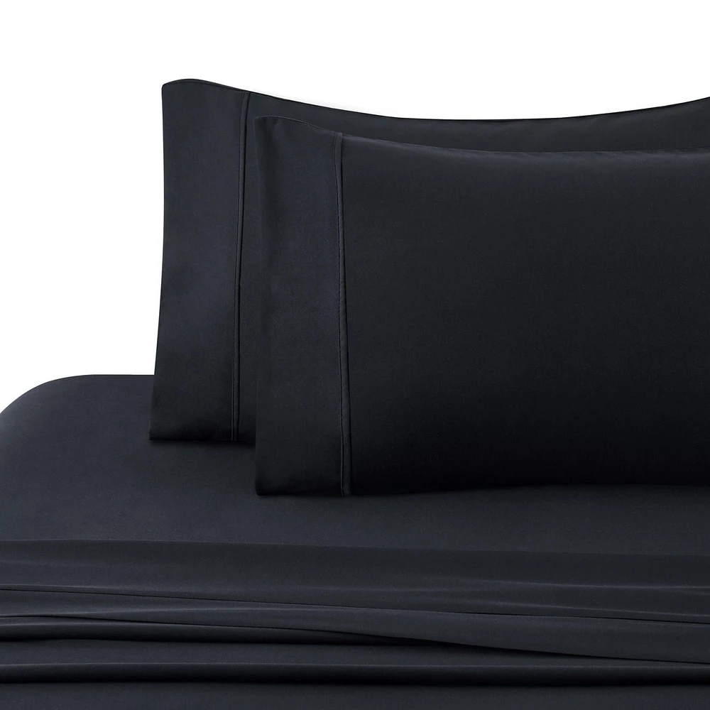 Marina Decoration 600 Thread Count Ultra Soft Deep Pocket Hotel Standard Solid Bedding Long Staple Percale Cotton All Season Sheet Set with Pillowcase