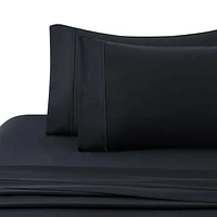 Marina Decoration 600 Thread Count Ultra Soft Deep Pocket Hotel Standard Solid Bedding Long Staple Percale Cotton All Season Sheet Set with Pillowcase