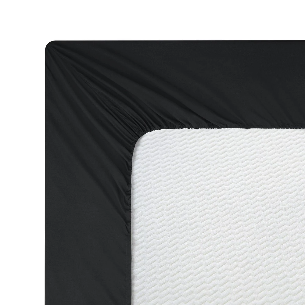 Marina Decoration 600 Thread Count Ultra Soft Deep Pocket Hotel Standard Solid Bedding Long Staple Percale Cotton All Season Sheet Set with Pillowcase