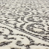 Hometrends Charity Polyester Area Rug