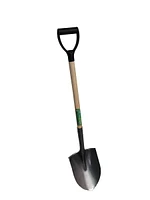 Farm Tuff 9" wide round point shovels, set of two - 33 in & 48" handles