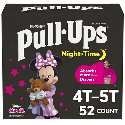 Pull-Ups Night Time Training Pants, Giga Pack, Size: 2T-6T, Size: 2T-6T
