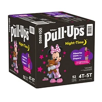 Pull-Ups Night Time Training Pants, Giga Pack, Size: 2T-6T, Size: 2T-6T