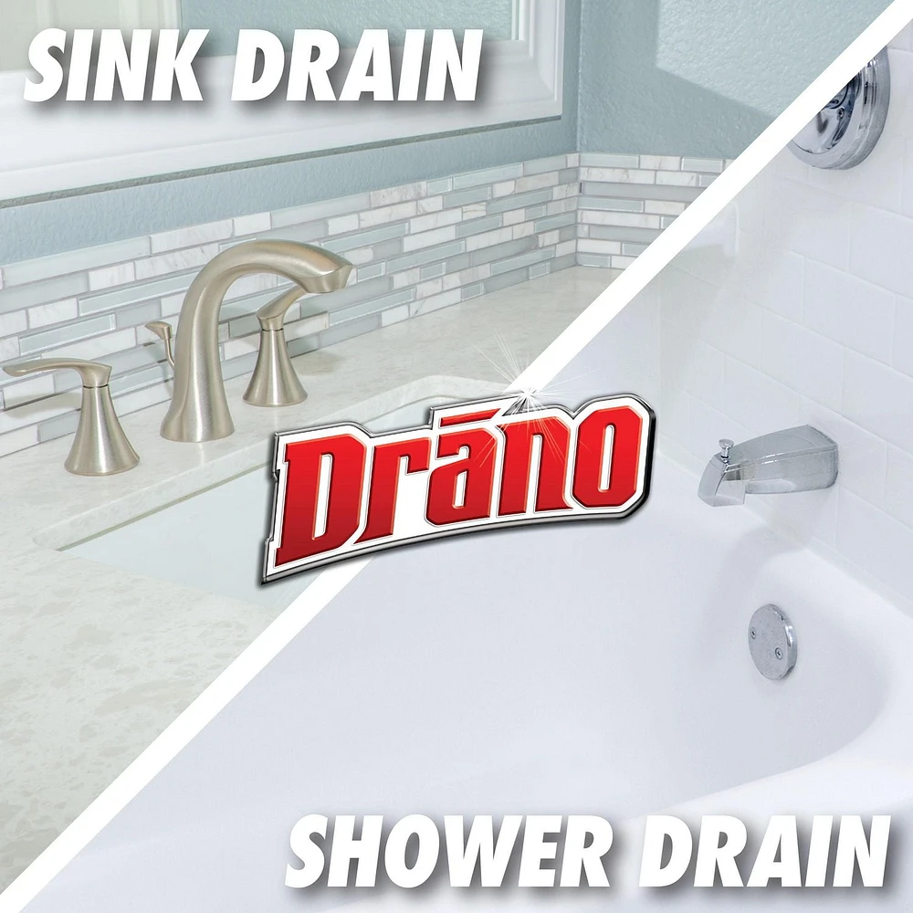 Drano® Max Gel Drain Cleaner and Clog Remover, 2.3L