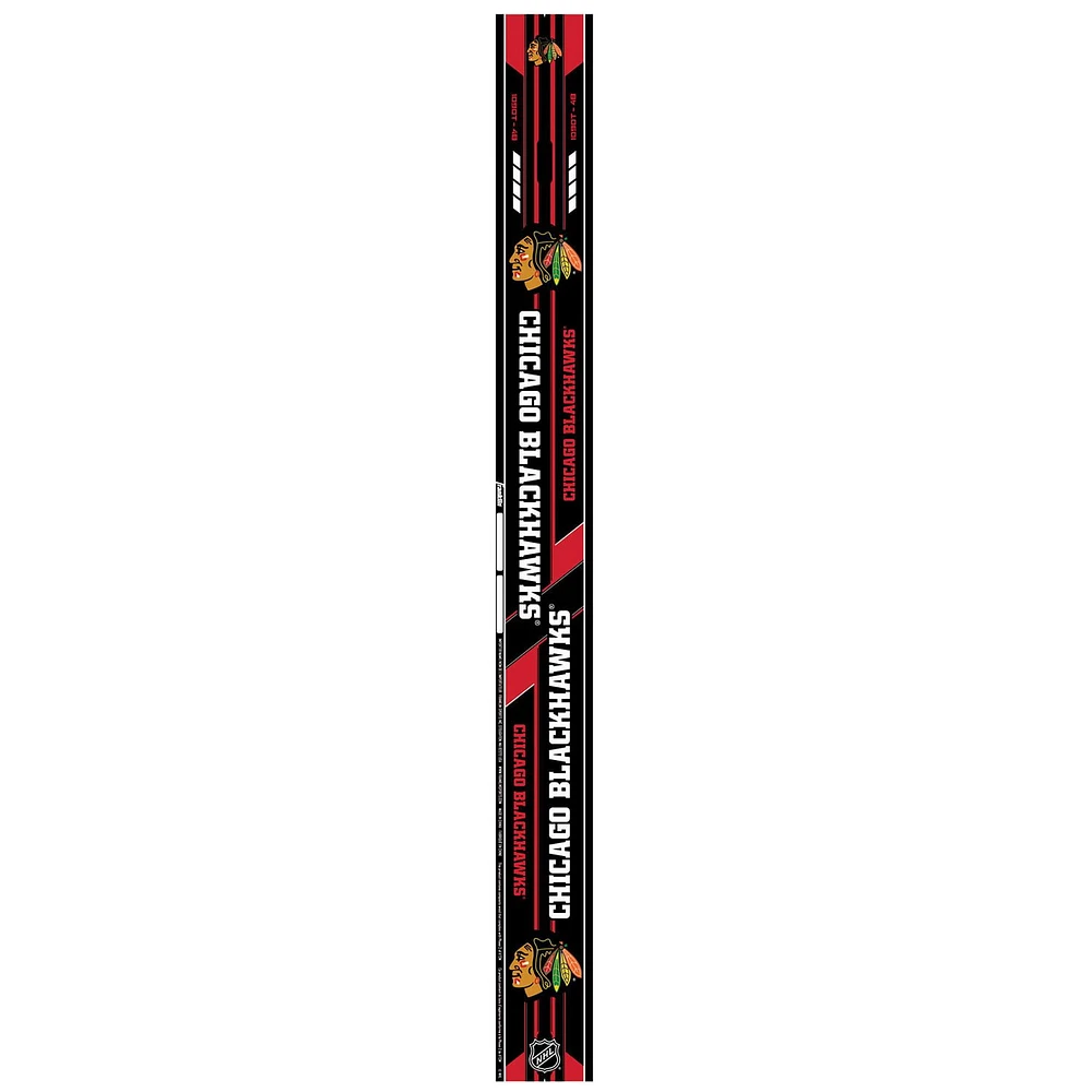 Franklin Sports NHL Blackhawks Street Hockey Stick - 48" Jr Left Handed 