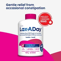 Lax-A-Day® Laxative Powder, 1020g - 60 Doses