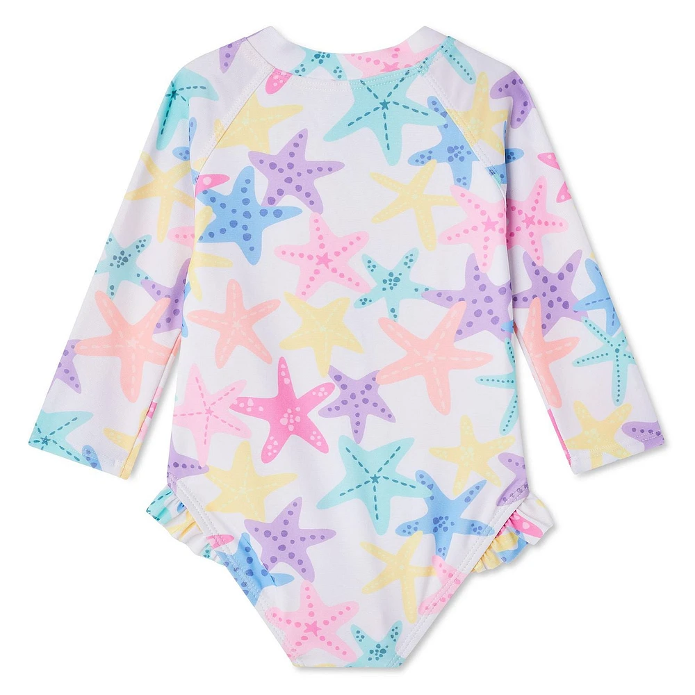 George Baby Girls' Rash Guard 1-Piece