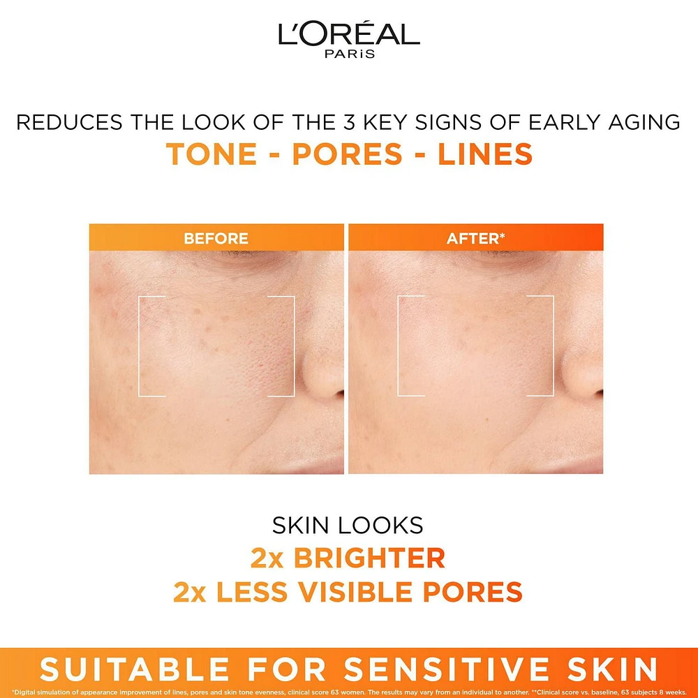 L'Oréal Paris Sérum illuminateur 12% Vitamine C Pure+E Sérum illuminateur, 30 mL