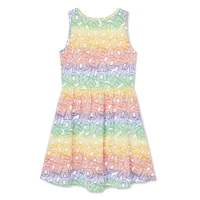 Robe avec imprimé George pour filles Tailles TP–TG