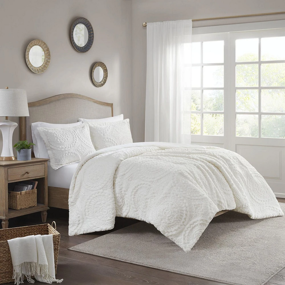 Home Essence Alivia Plush Comforter Mini Set