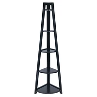 Winsome 20527 Adam 5-tier A-frame Corner Shelf