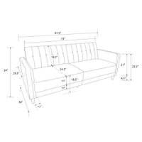 Futon transitoire à broche