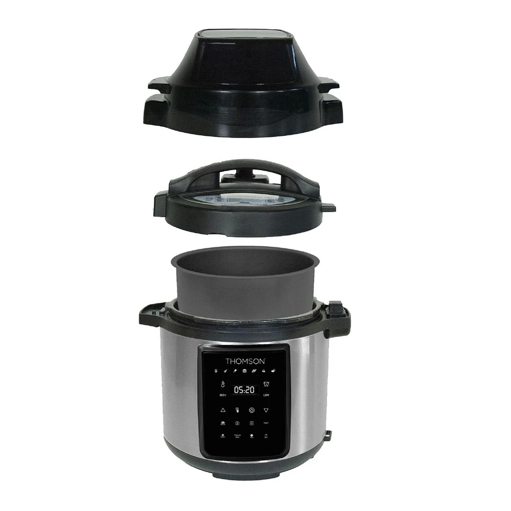 Thomson 9-in-1 Pressure Cooker 6-litre (6.3-quart) - Stainless Steel