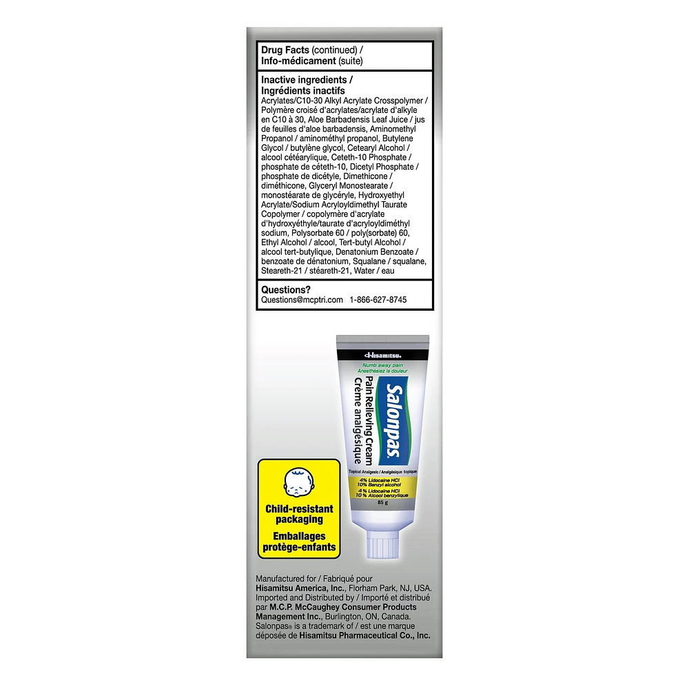 Salonpas Créme Analgésique 85g
