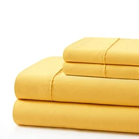 Ensemble de literie Marina Decoration 600 fils ultra doux en coton percale à fibres longues, toutes saisons, avec taie d'oreiller