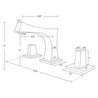 15.25-in. W Round Bathroom Undermount Sink Set In White