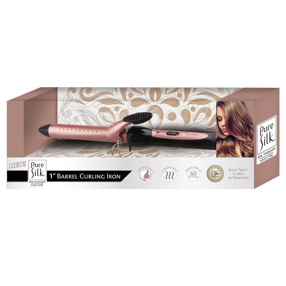 Pure Silk Ceramic Hair Curling Iron