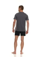 Laguna Men's Heathered Short Sleeve Rash Guard