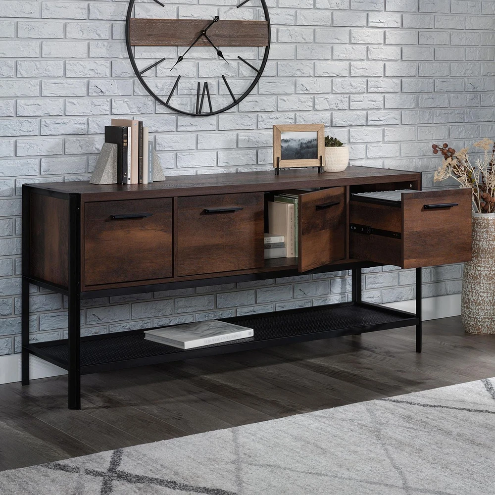 Sauder Briarbrook Credenza, Barrel Oak, 430074